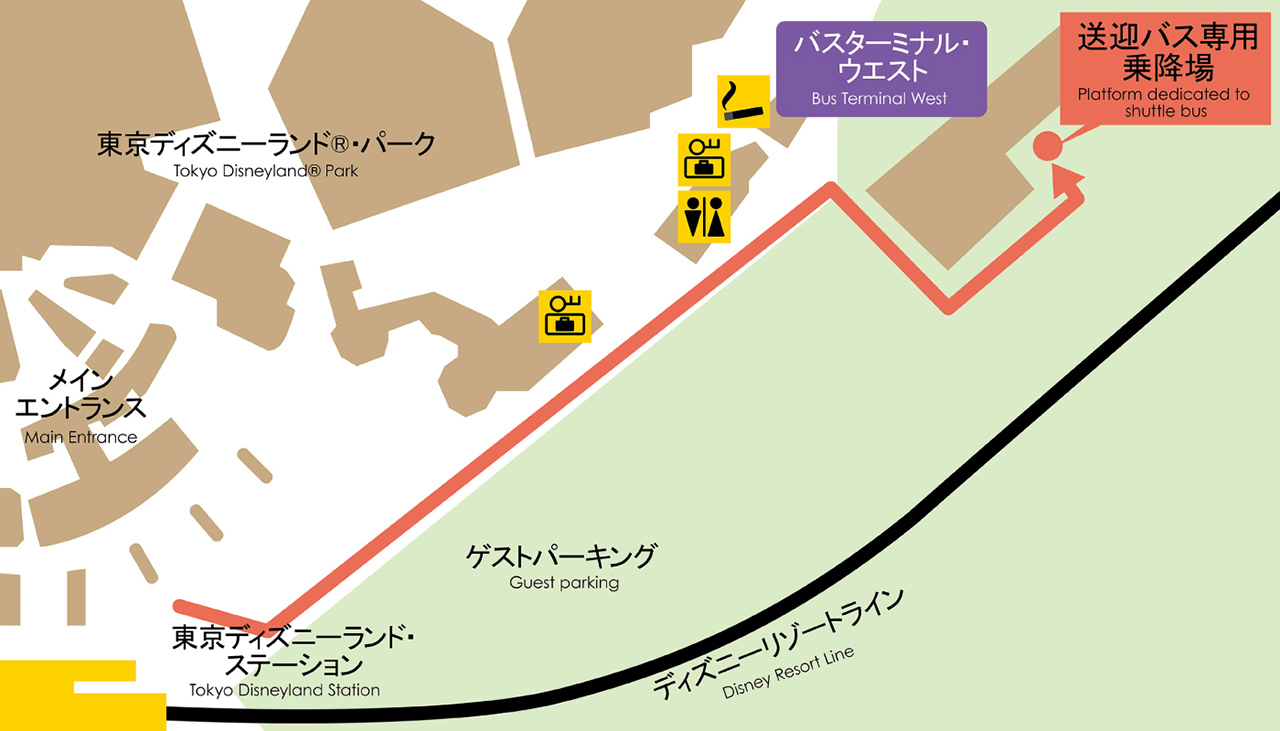 東京迪士尼樂園®接駁巴士站